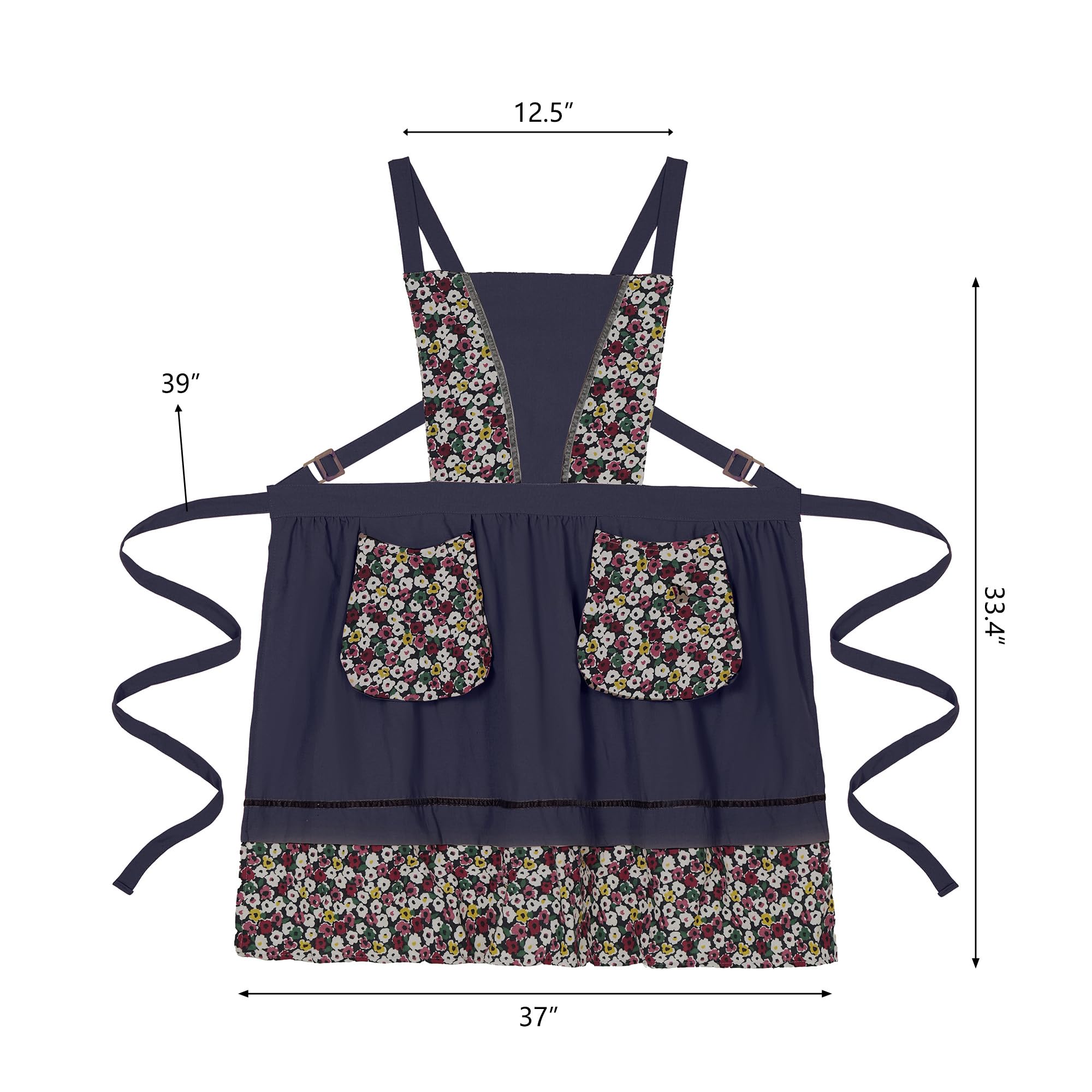 Pinknoke apron 39-inch waist belt provides versatile tying options