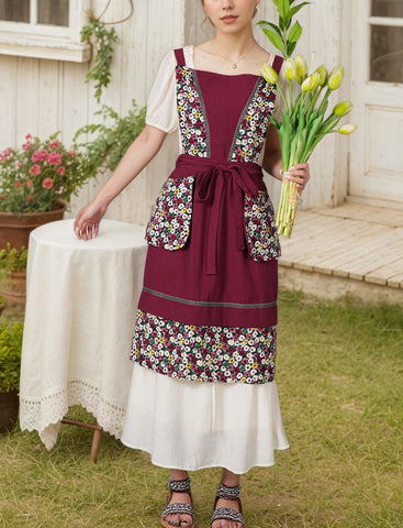 Pinknoke apron skirt measures 33 by 37 inches for full coverage.