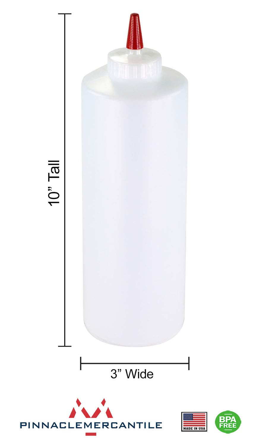 Pinnacle Mercantile leak-proof cap prevents spills during service