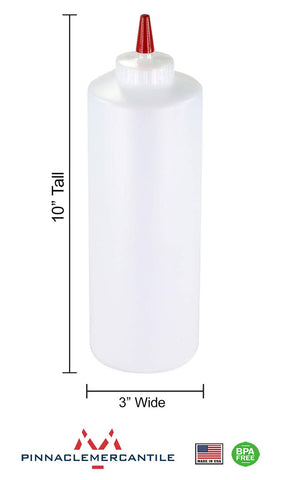 Pinnacle Mercantile leak-proof cap prevents spills during service