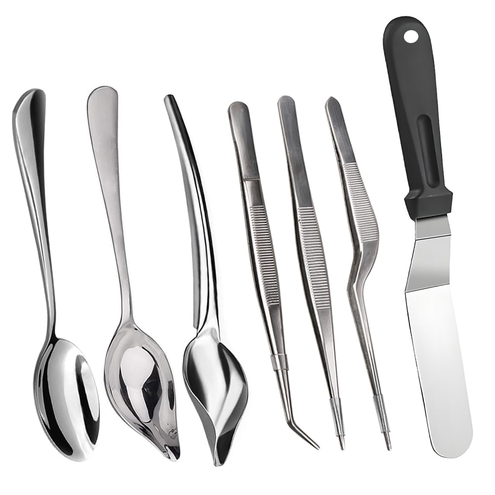 Pinovk deco spoon for precise plate decorating and sauce presentation