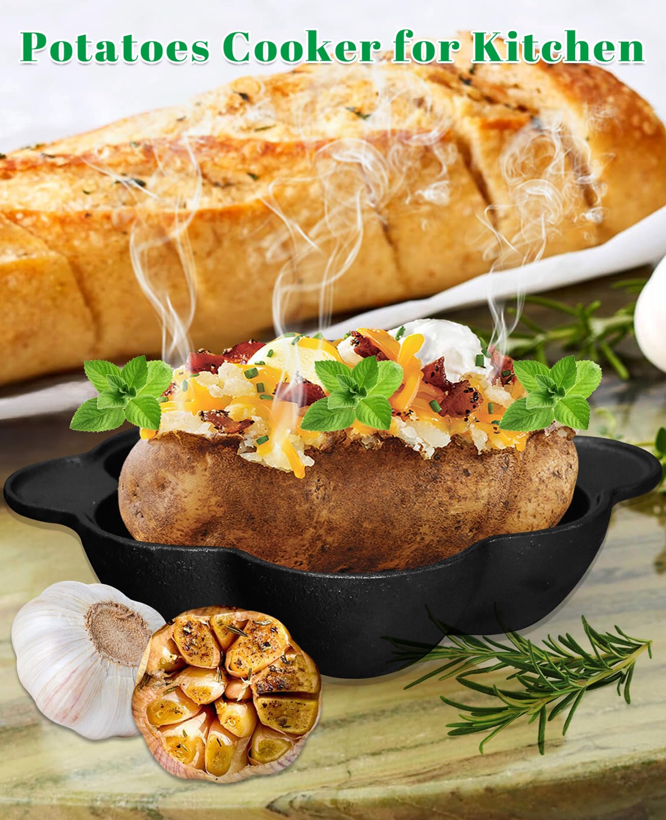 Pinra garlic keeper roaster highlights easy garlic roasting and aroma