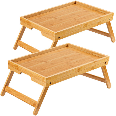 Pipishell natural bamboo tray blends with any decor.