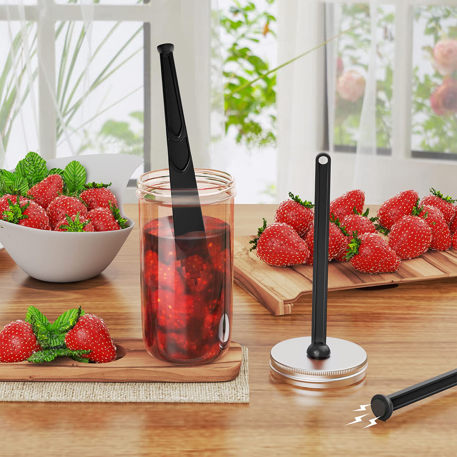 Pisol bubble popper releases trapped air for better seals