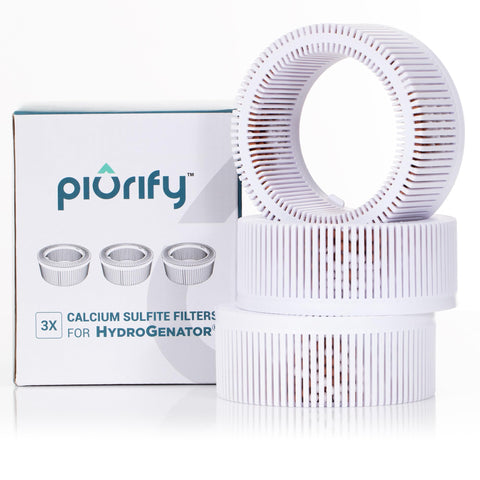 PIURIFY calcium-sulfite filter 3-pack reduces chlorine for cleaner water