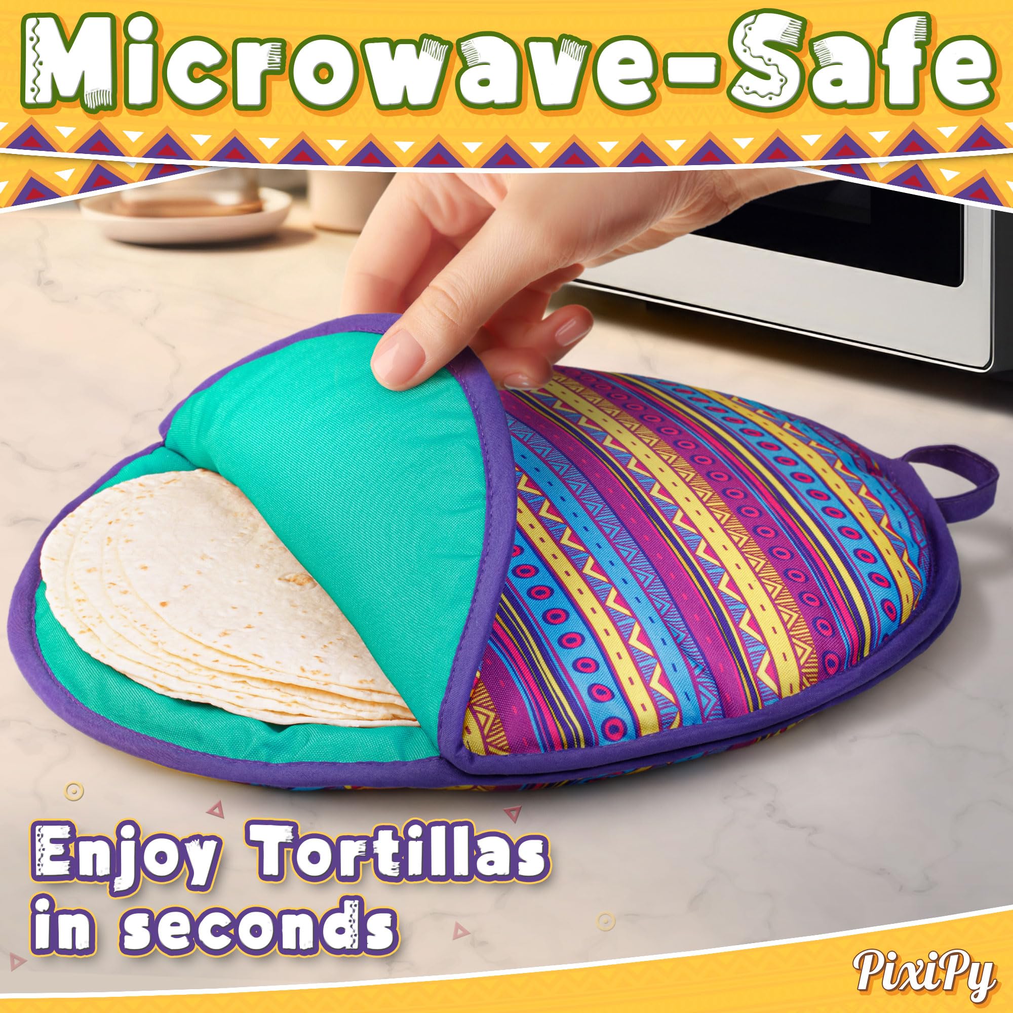 PixiPy warmer holds up to 15 tortillas for busy gatherings