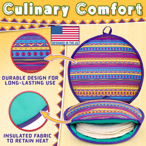 PixiPy interior insulation preserves heat for longer tortilla softness
