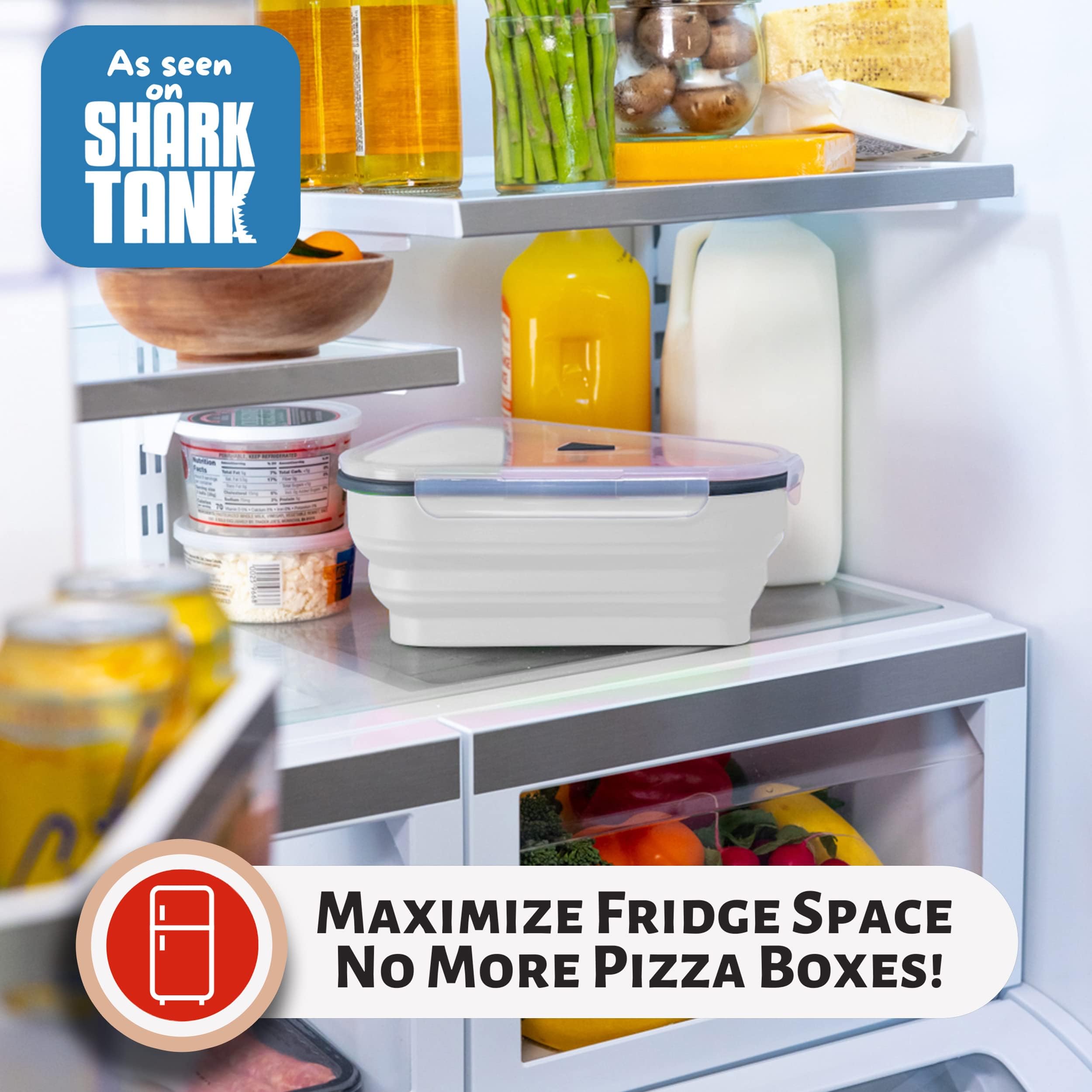 PIZZA PACK optional air vent reduces condensation for crisper leftovers