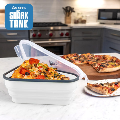 PIZZA PACK BPA-free silicone is odorless and durable