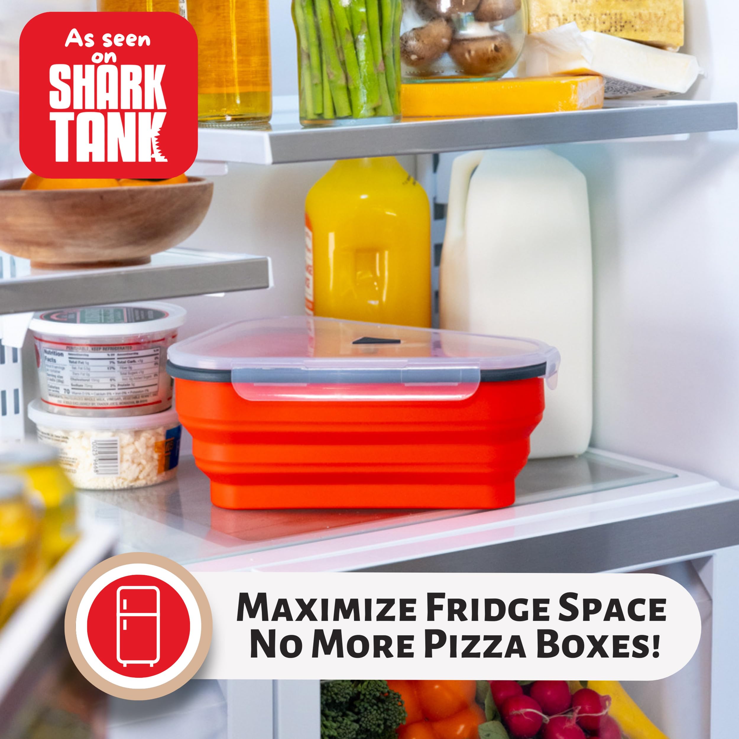 Pizza Pack vented lid option reduces condensation and soggy slices.