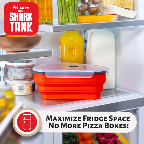 Pizza Pack vented lid option reduces condensation and soggy slices.