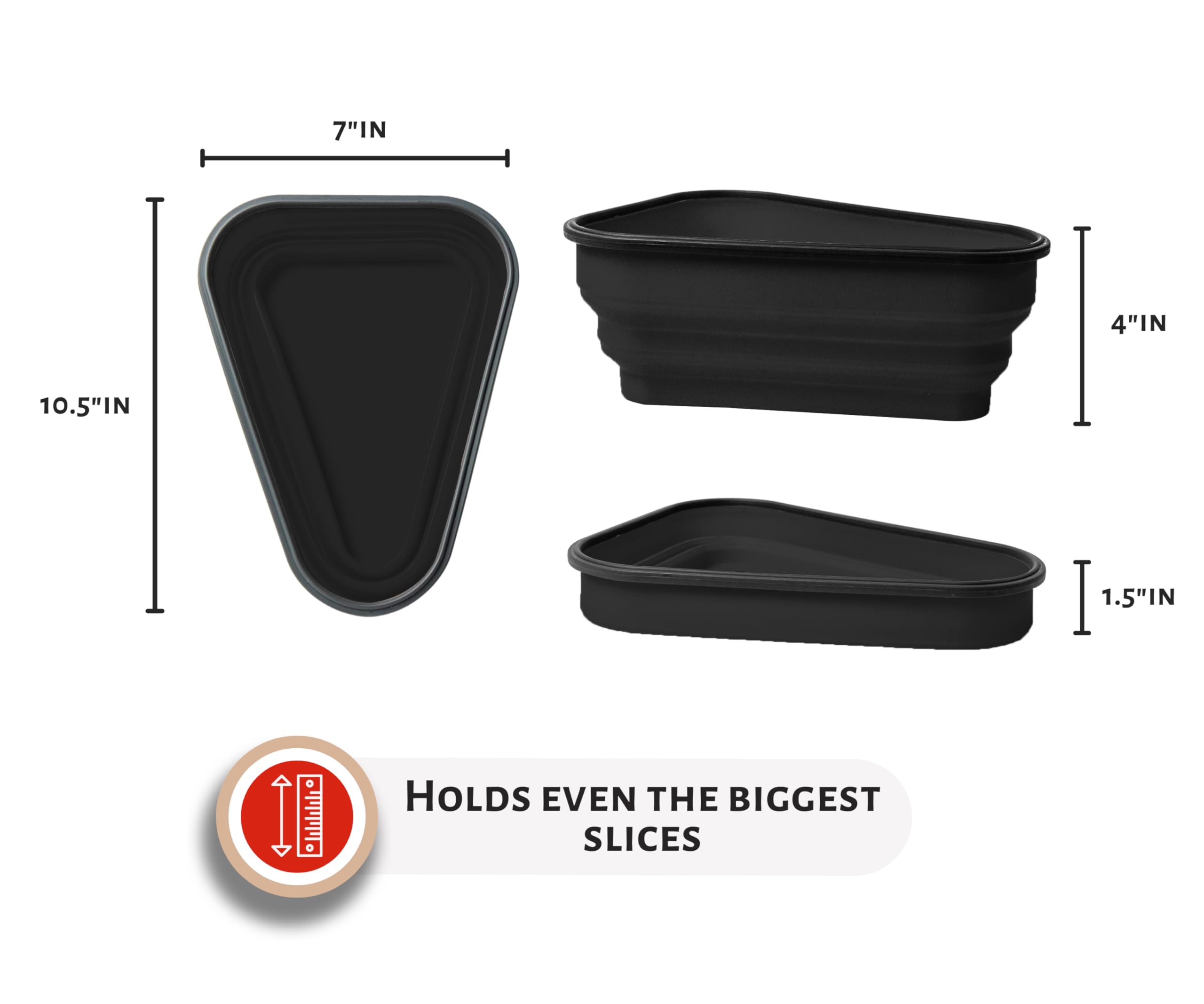 Pizzapack freezer-safe design preserves leftovers for later.