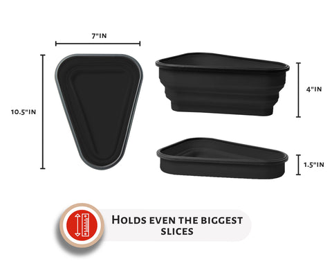 Pizzapack freezer-safe design preserves leftovers for later.