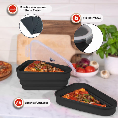 Pizzapack silicone BPA-free material is durable and safe.