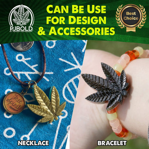 PJ Bold leaf-shaped mold supports resin and edible craft versatility.