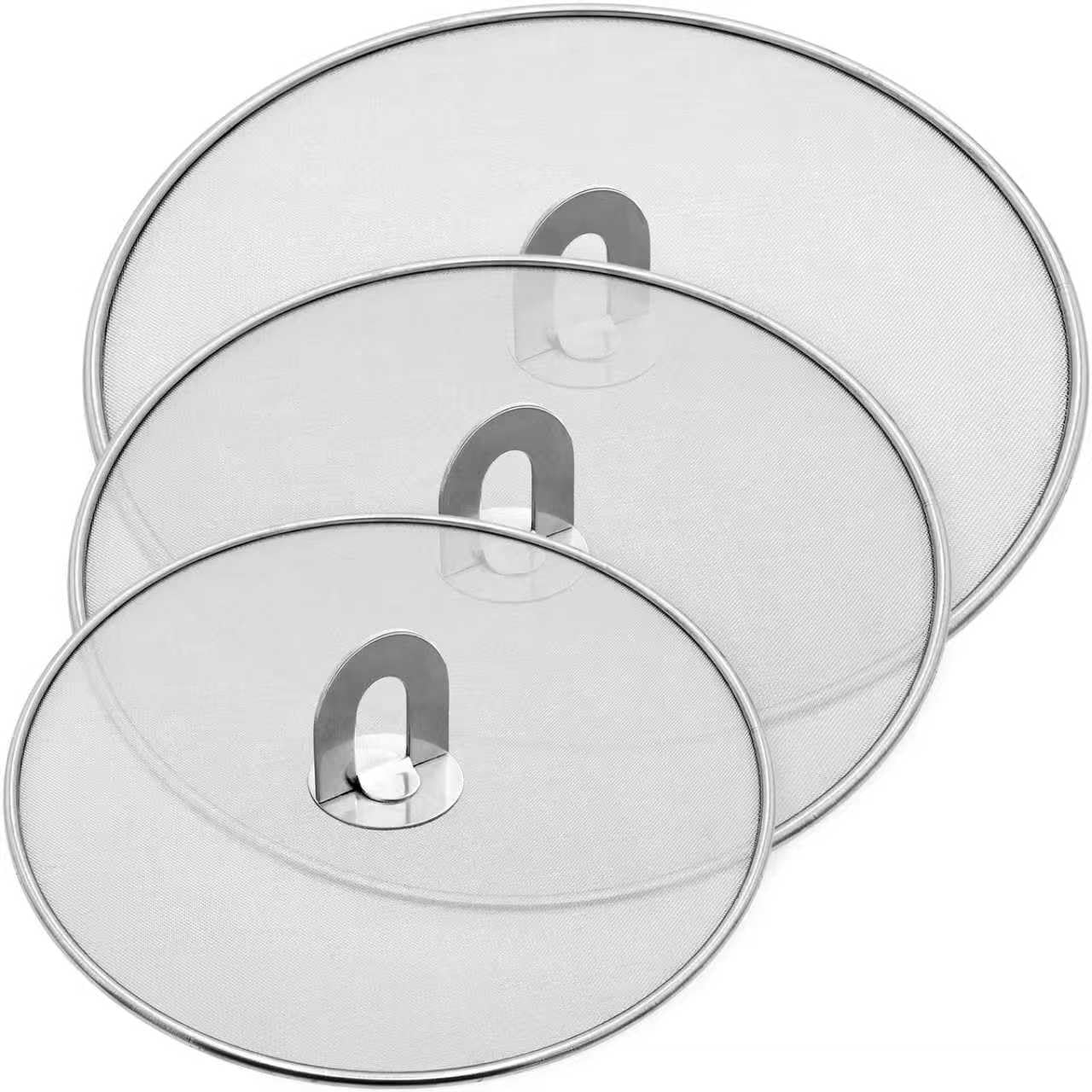 PLACHIDAY splatter screen 10-inch guards hot oil and keeps stovetop clean