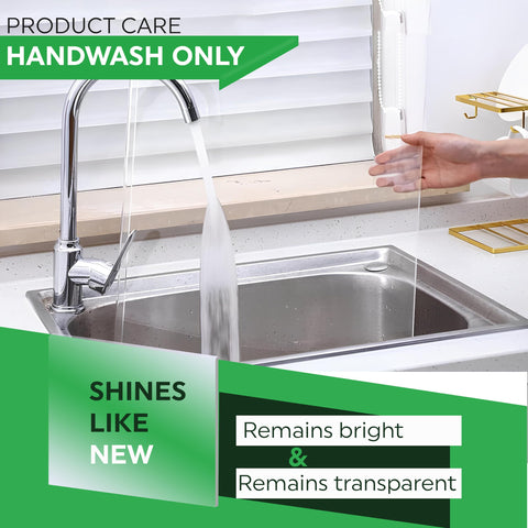 PlainPick acrylic cutting board with protective film removed reveals shine
