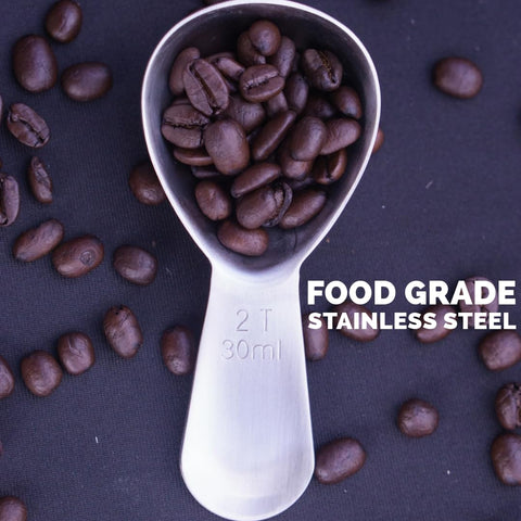 Planetary Design 18/8 stainless steel scoop resists rust for daily use