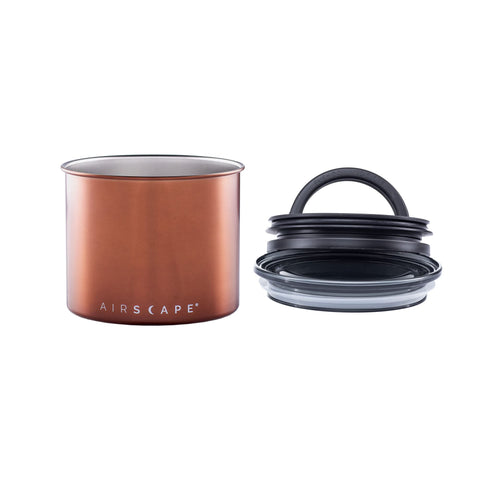 Planetary Design Airscape lid swoosh indicates air removal for freshness.