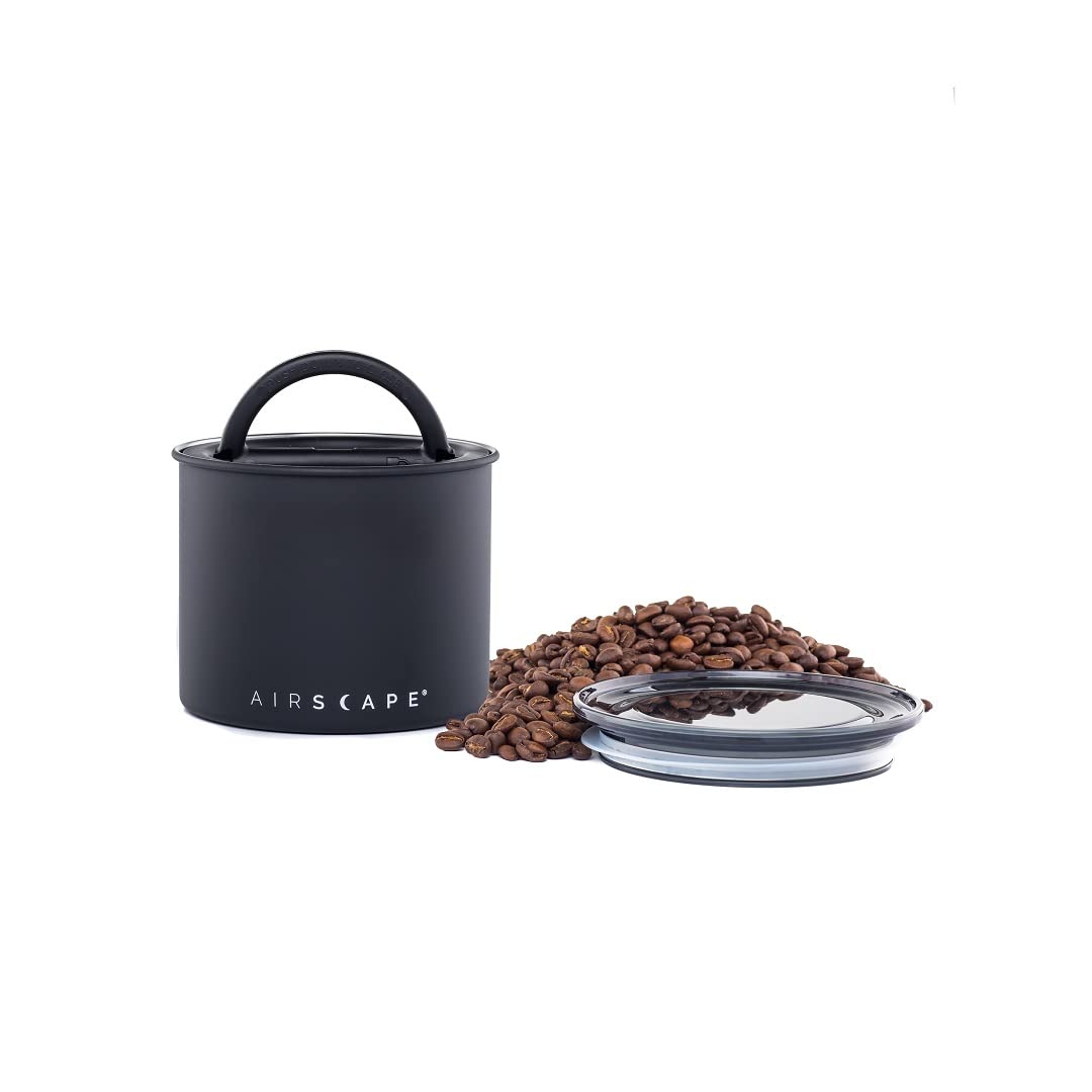 Planetary Design Airscape canister front view for fresh coffee storage and sturdiness.