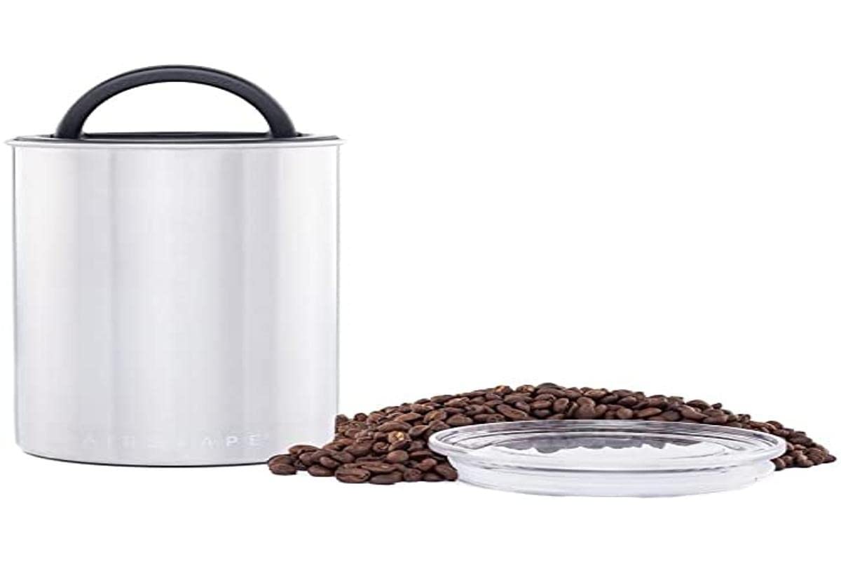 Planetary Design Airscape canister with inner plunger lid preserves freshness while blocking humidity.