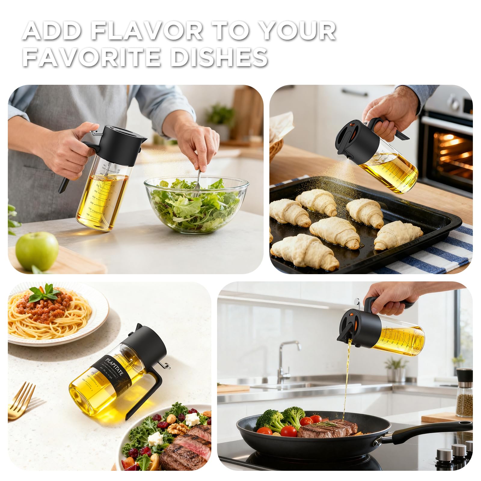 PLAPITATE lid easy refill enables quick, one-hand topping.