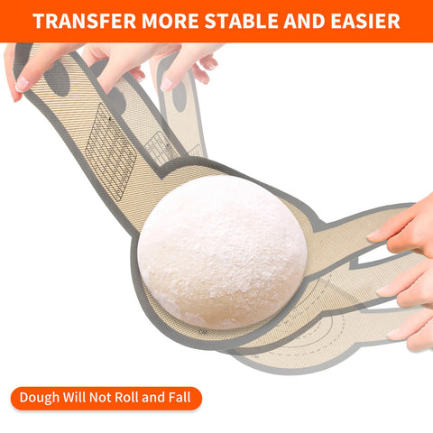 PLAPITATE oval silicone bread sling highlighting nonstick release for sourdough.