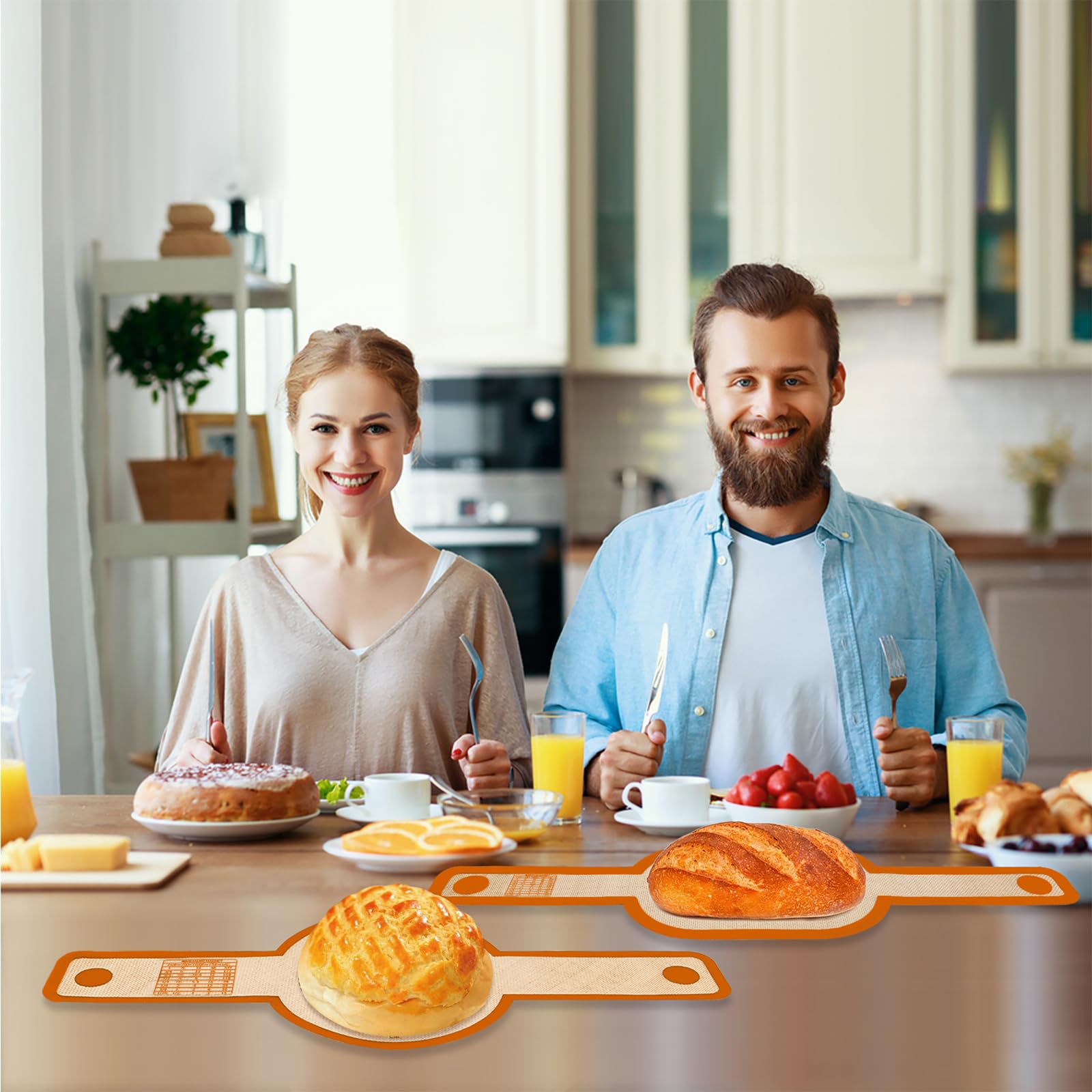 PLAPITATE versatile baking mat for cookies, pizzas, and vegetables