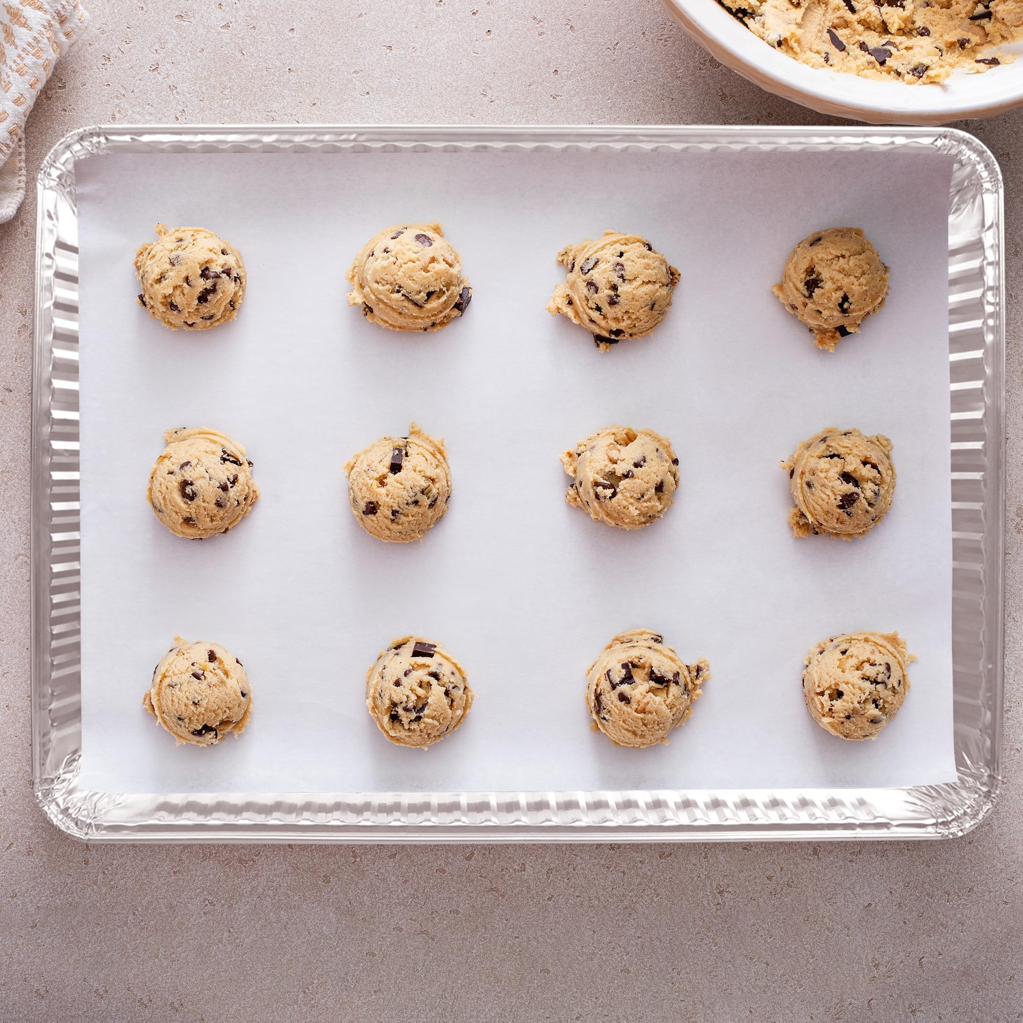 PLASTICPRO cookie sheets 13x17 versatile for cookies, bars, and roasting.
