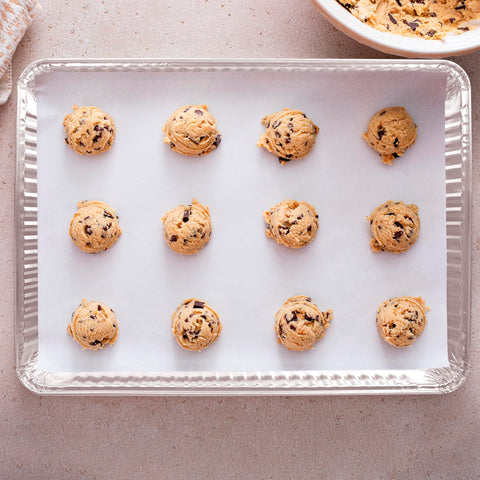 PLASTICPRO cookie sheets 13x17 versatile for cookies, bars, and roasting.