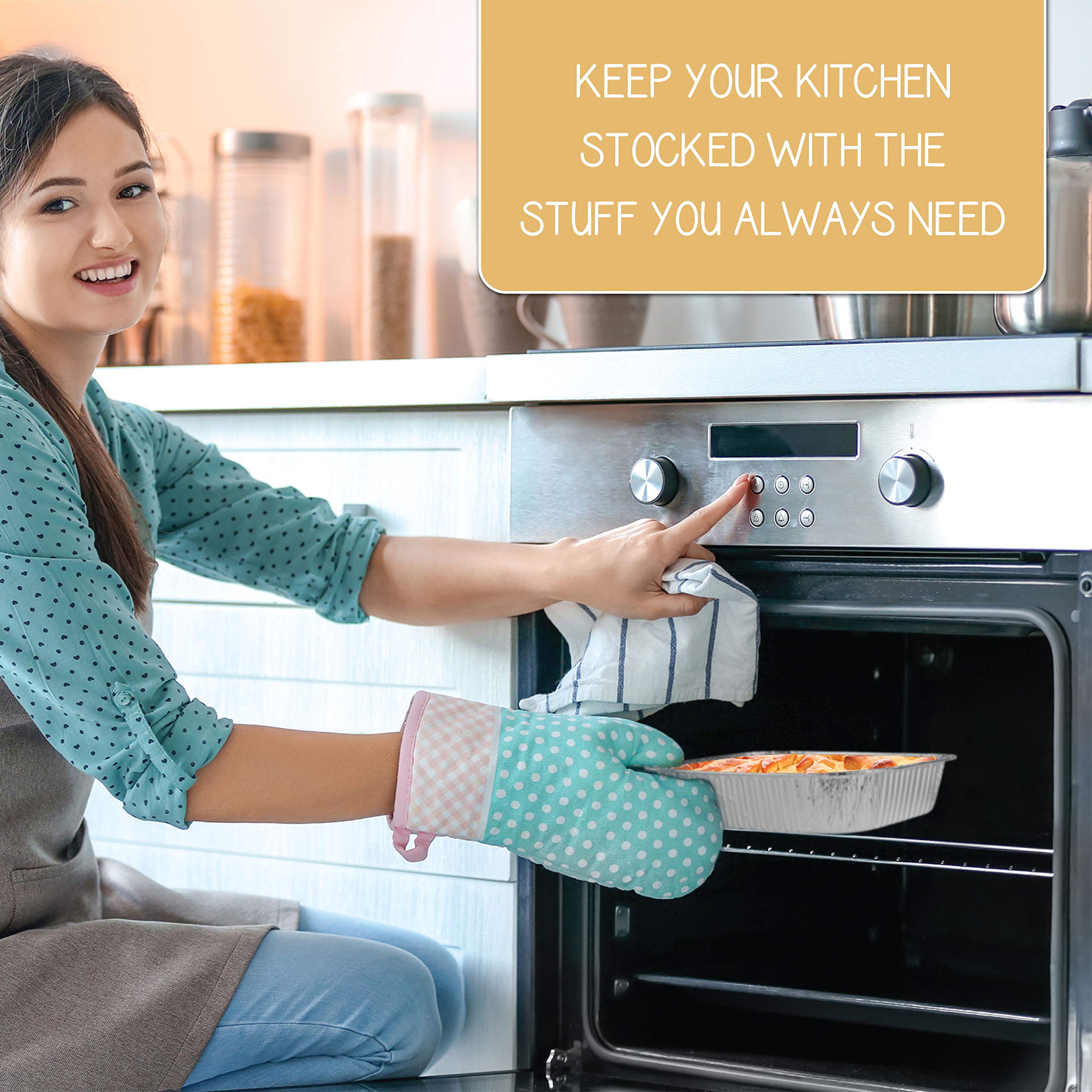 Plasticpro square pan in silver; durable bakeware for roasting and more.