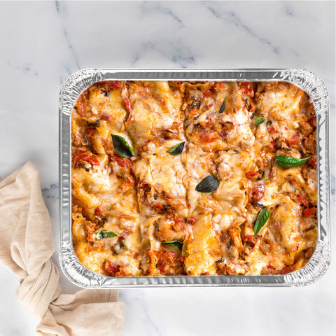 Plasticpro freezer-safe pans preserve meals during freezing with leak-resistant performance.