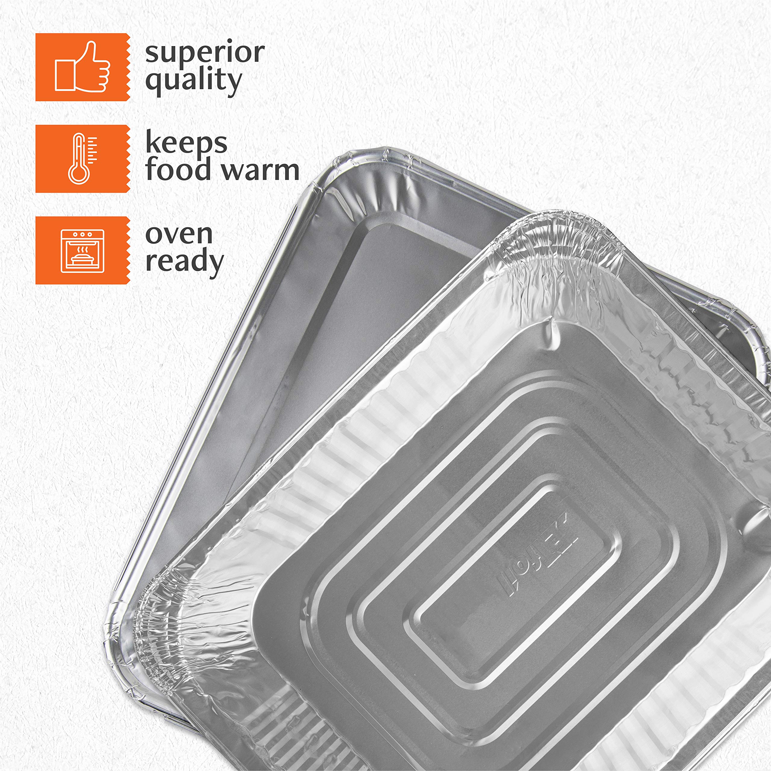 Plasticpro packaged pans and lids set offers convenient 25-pan-and-lid sets for events.