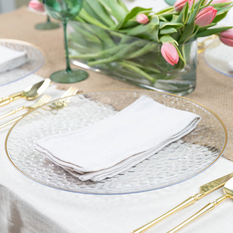 PlasticPRO serving platter charger doubles as a stylish appetizer plate.