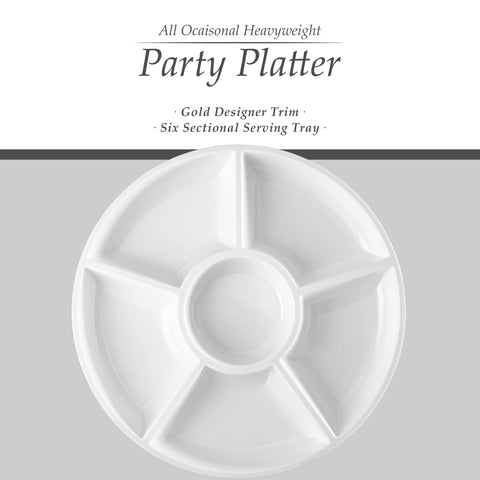 Plasticpro wedding and party tray ideal for salads, hors d'oeuvres.