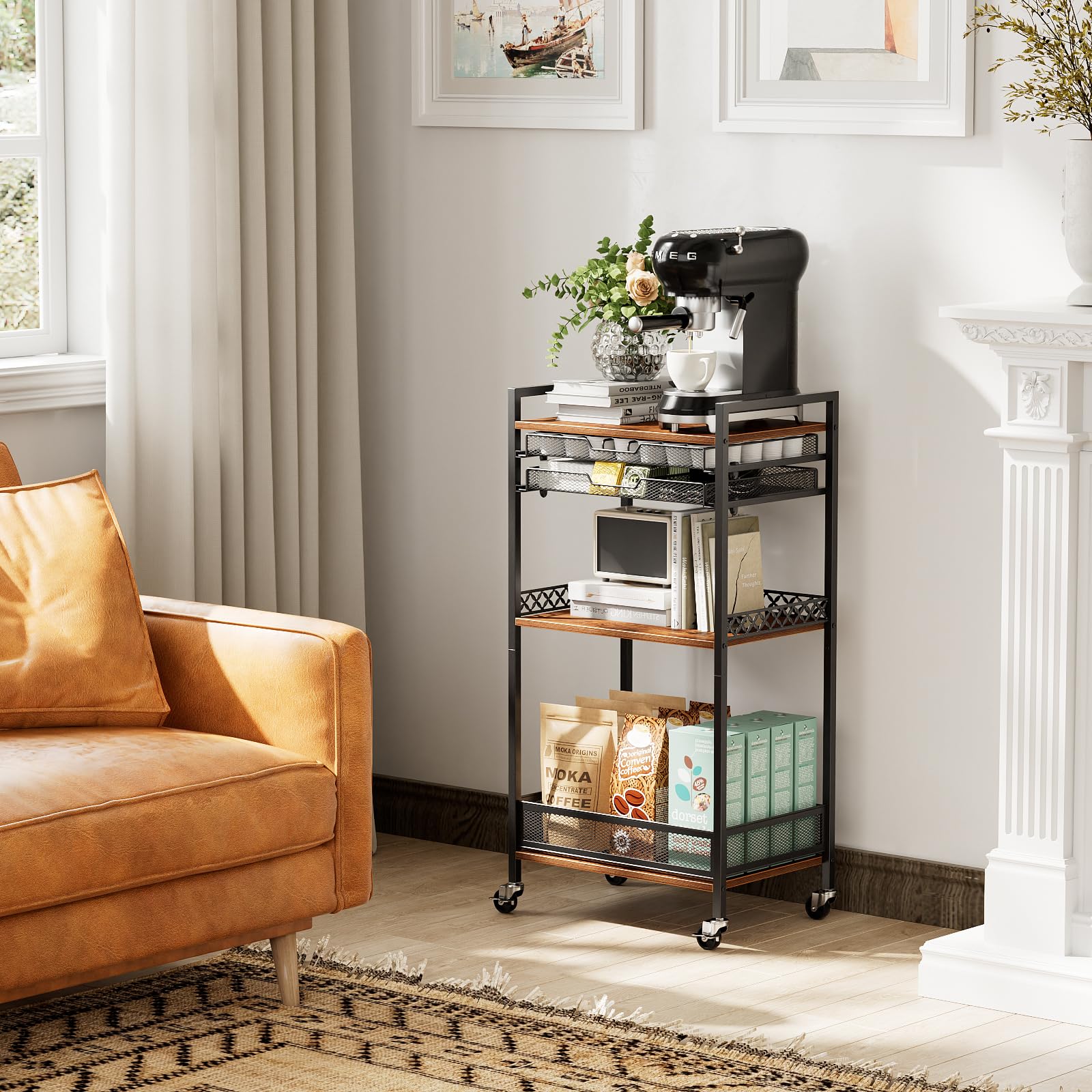 Plaviya spacious storage layout helps organize pods, drawers, and accessories