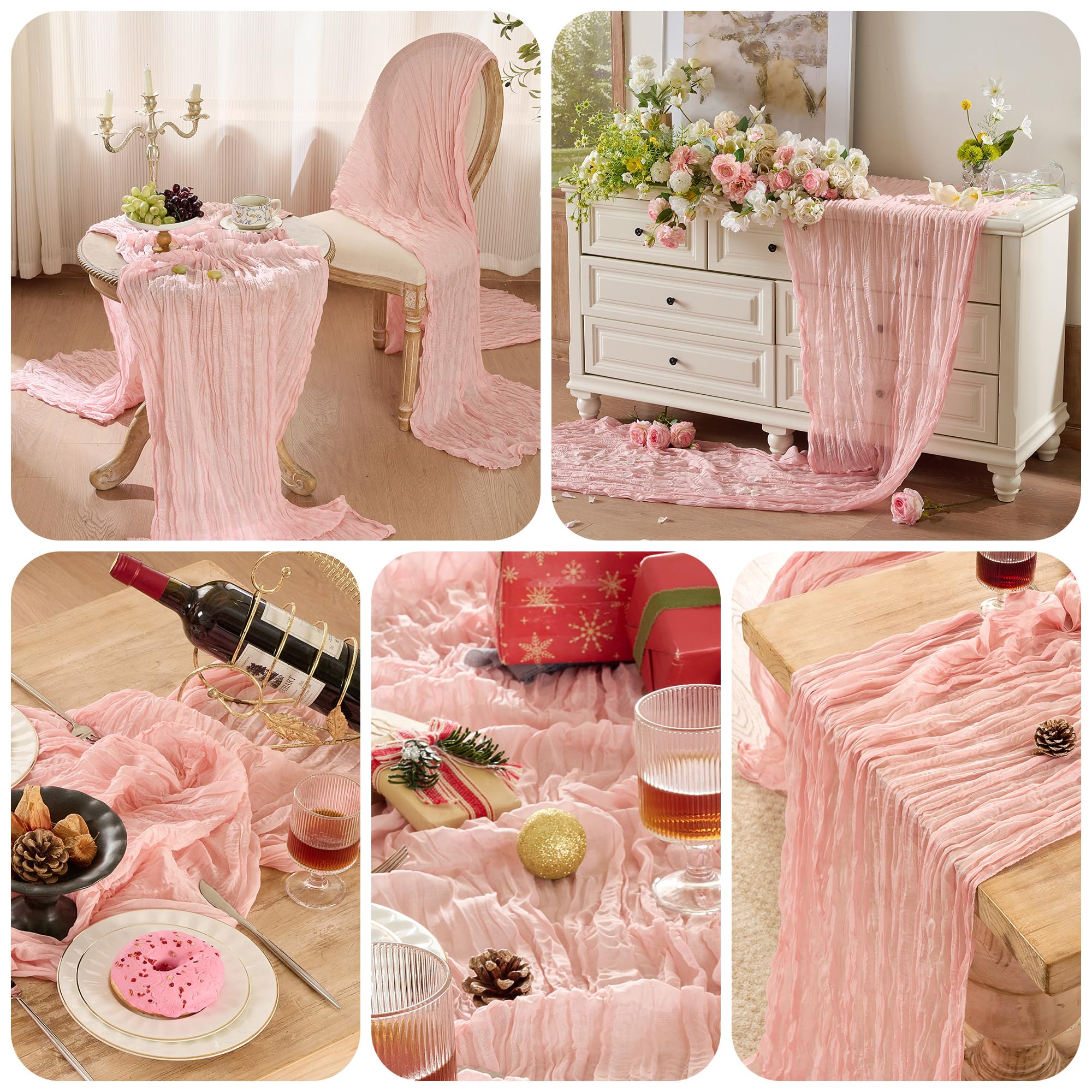 Playieer easy-care table runner cleans well with cold water and gentle wash.