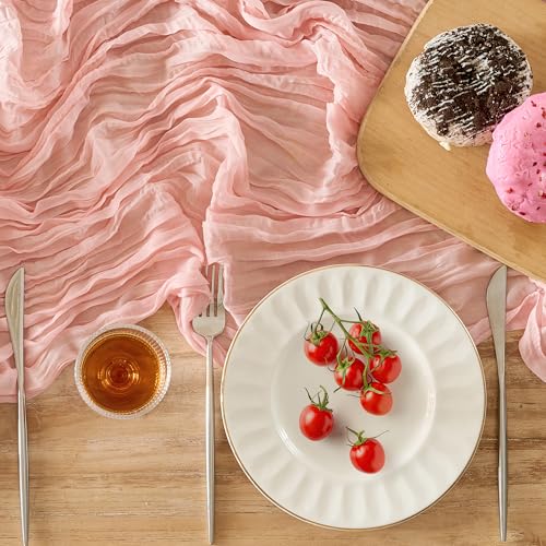 Playieer soft sheer runner suits baby showers and birthdays with warm ambiance.