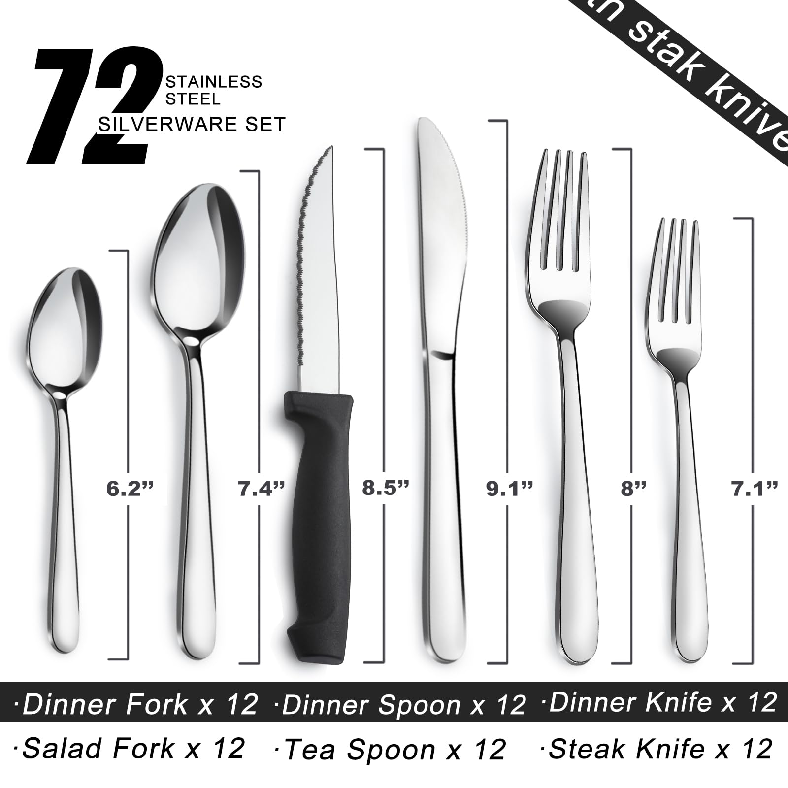 Pleafind stainless steel close-up highlights the mirror finish and durable construction