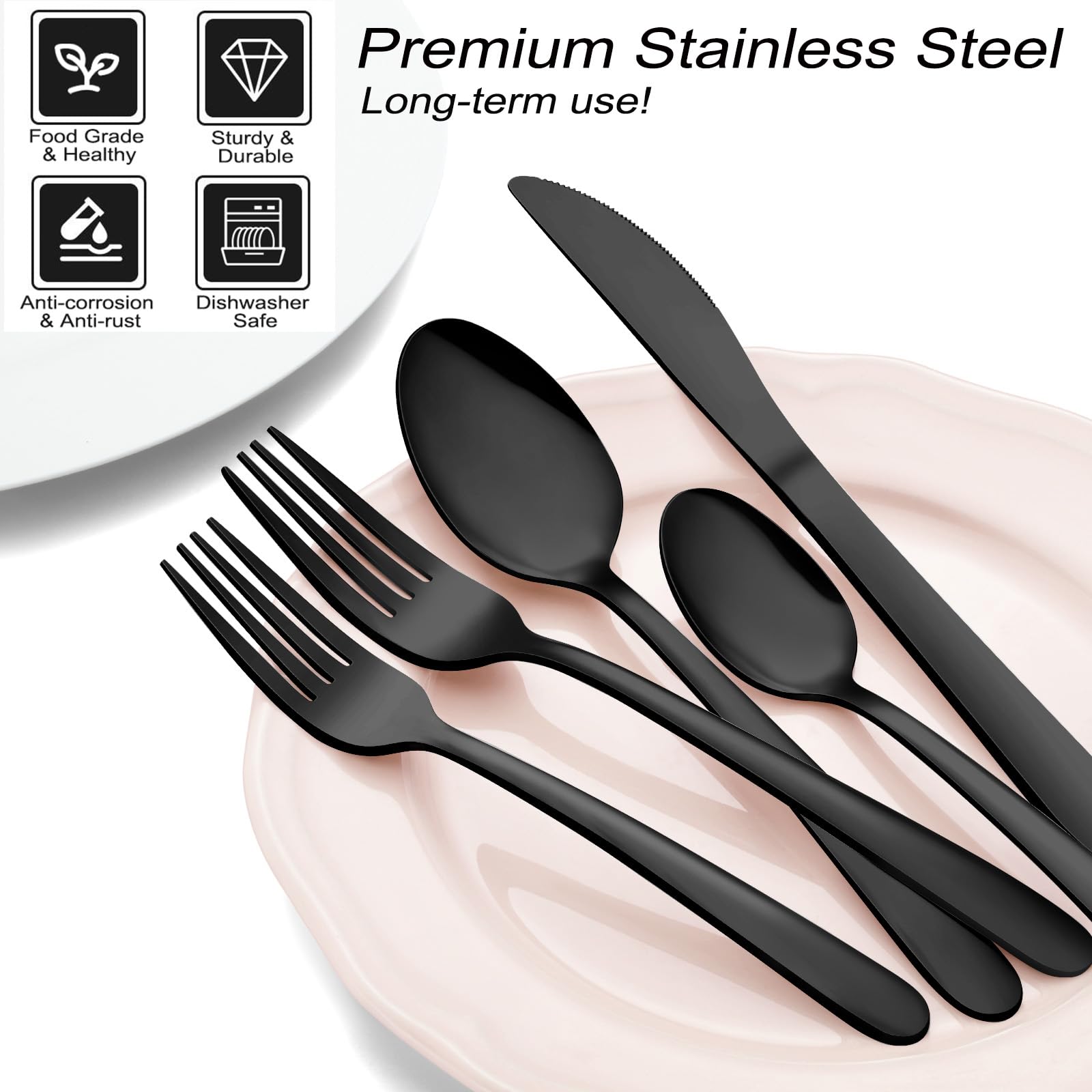 Pleafind 72-piece salad forks for easy, elegant salads every day.