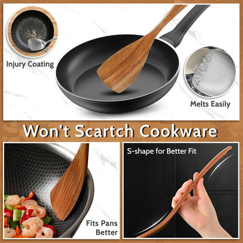 Pleafind teak utensil holder design to keep tools accessible and dry.