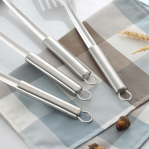 Pleafind wok spatula ideal for flipping food in high heat