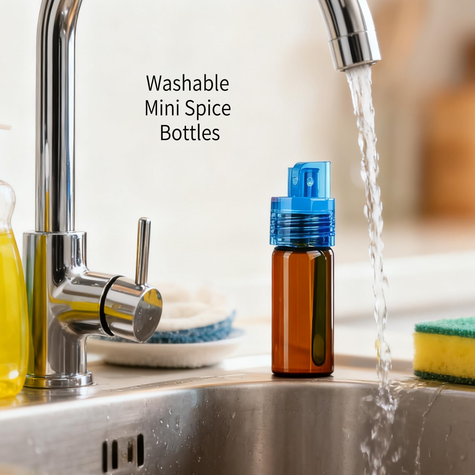 Plgardpo colorful spice bottles set adds kitchen organization