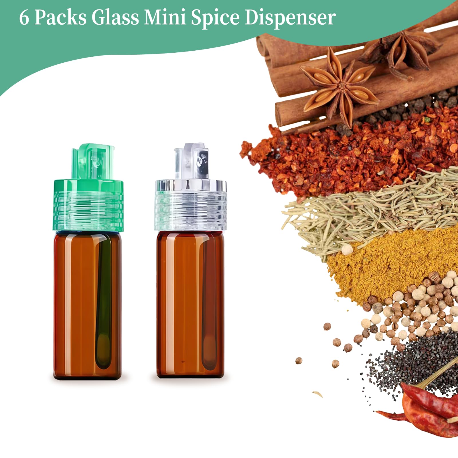 Plgardpo leak-proof lids ensure secure transport of spices