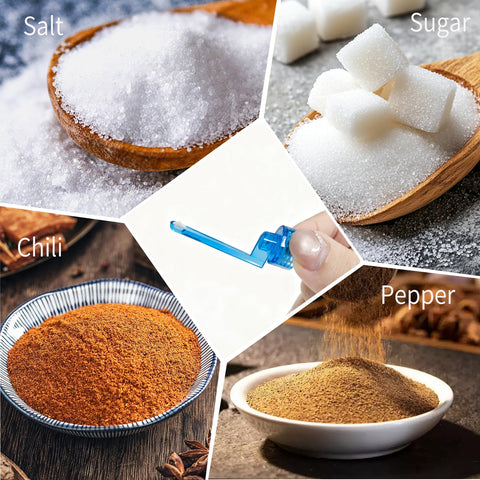 Plgardpo mini glass spice bottle set for camping and organization