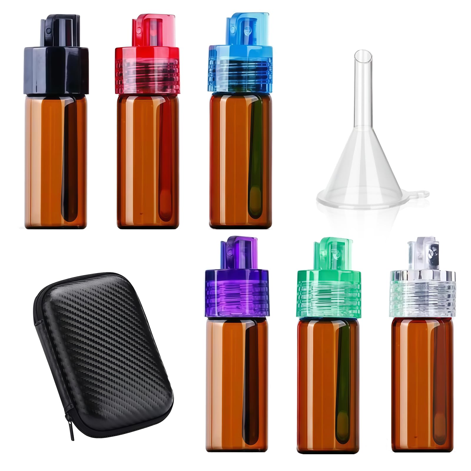 Plgardpo spice container with spoon for travel and precise dosing