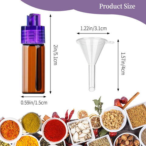 Plgardpo transparent glass spice jars for quick content identification