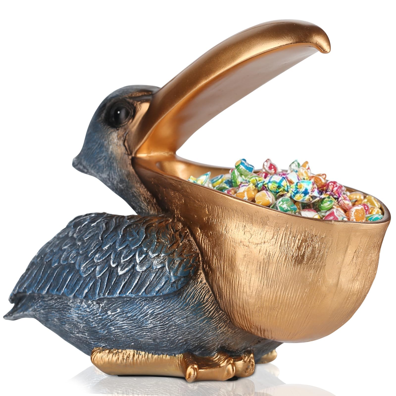 PlivBloom Pelican key holder with gold finish keeps keys organized