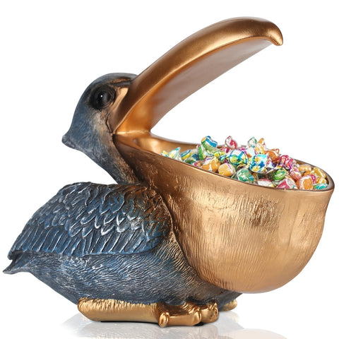 PlivBloom Pelican key holder with gold finish keeps keys organized