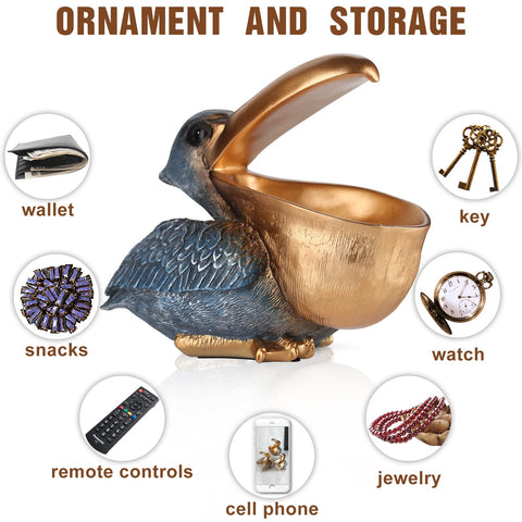 Pelican office desk ornament from PlivBloom enhances entryway organization